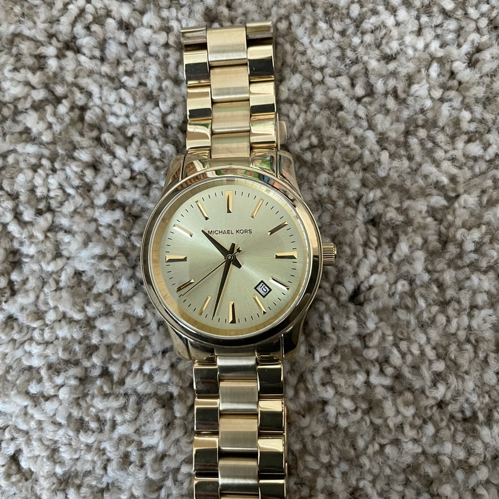Gold Michael Kohrs Watch MK5160